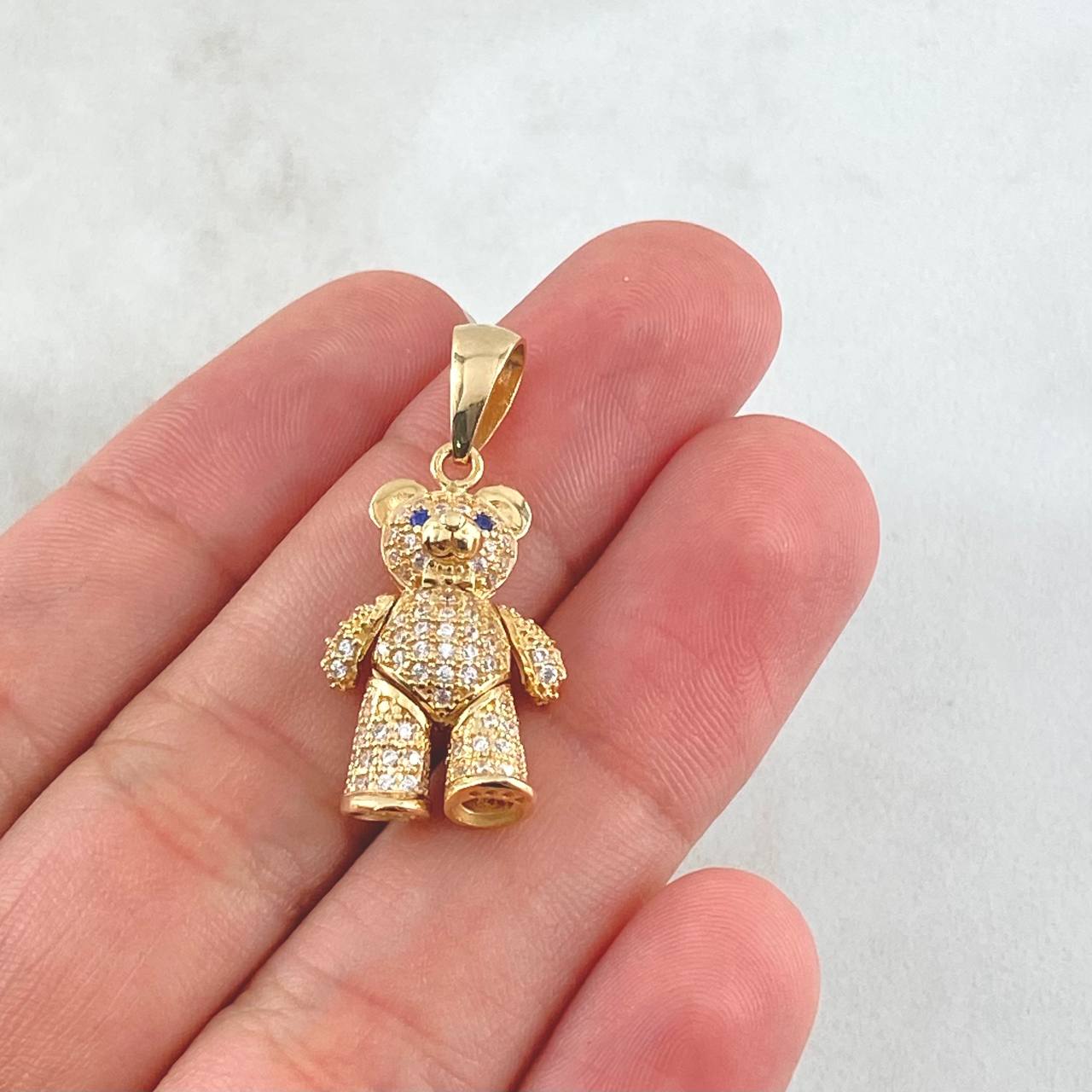 Dije Oso Articulado 4.75gr / 1 1/4 in / Oro Amarillo 18K