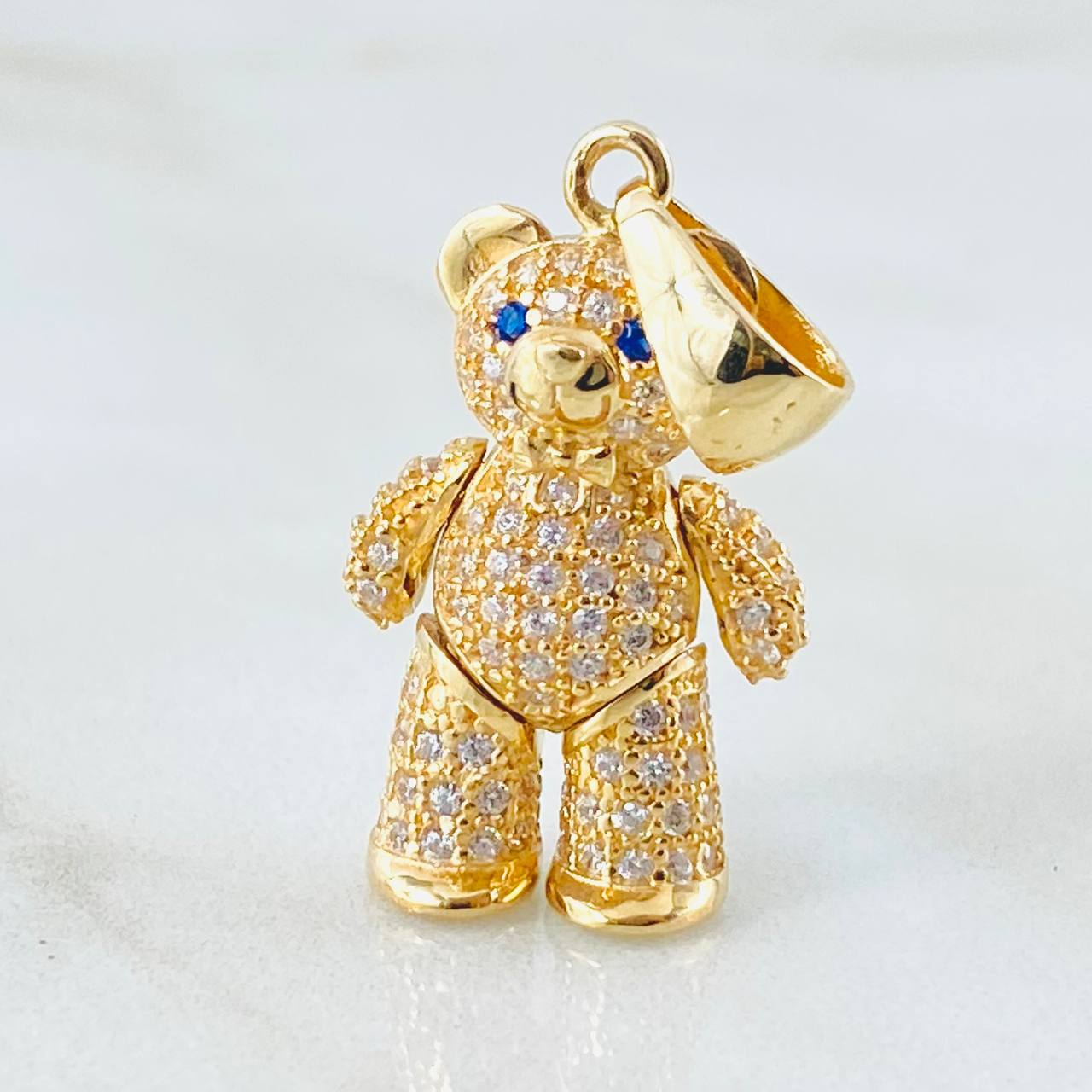 Dije Oso Articulado 4.75gr / 1 1/4 in / Oro Amarillo 18K