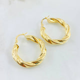 Candongas Mary 4.7gr / 1 1/4 in / Oro Amarillo 18K ©