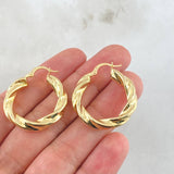 Candongas Mary 4.7gr / 1 1/4 in / Oro Amarillo 18K ©
