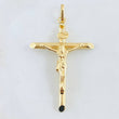 Dije Cruz Cristo 2.45gr / 2 1/4 in / Oro Amarillo 18K