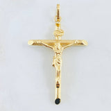 Dije Cruz Cristo 2.45gr / 2 1/4 in / Oro Amarillo 18K