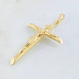 Dije Cruz Cristo 2.45gr / 2 1/4 in / Oro Amarillo 18K