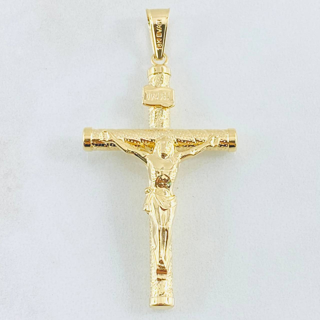 Dije Cruz Cristo 3gr / 2 1/4 in / Oro Amarillo 18K !