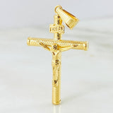 Dije Cruz Cristo 1.7gr / 1 3/4 in / Oro Amarillo 18K