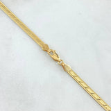 Cadena Serpiente Escamada 8.55gr / 45cm / 3.4mm Oro Amarillo +3 18K ©