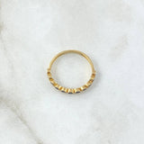 Bubbling Eyes Ring 1.7gr / T7 / Royal Blue Zircons 18K Yellow Gold ©