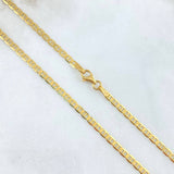 Flat Mariner Chain 6.3gr / 50cm / 2.7mm Polished Yellow Gold +3 18K *