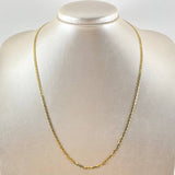 Flat Mariner Chain 6.3gr / 50cm / 2.7mm Polished Yellow Gold +3 18K *