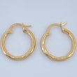 Candongas Sandra 1.3gr / 3/4 in / Oro Amarillo 18K &