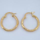 Candongas Sandra 1.3gr / 3/4 in / Oro Amarillo 18K &
