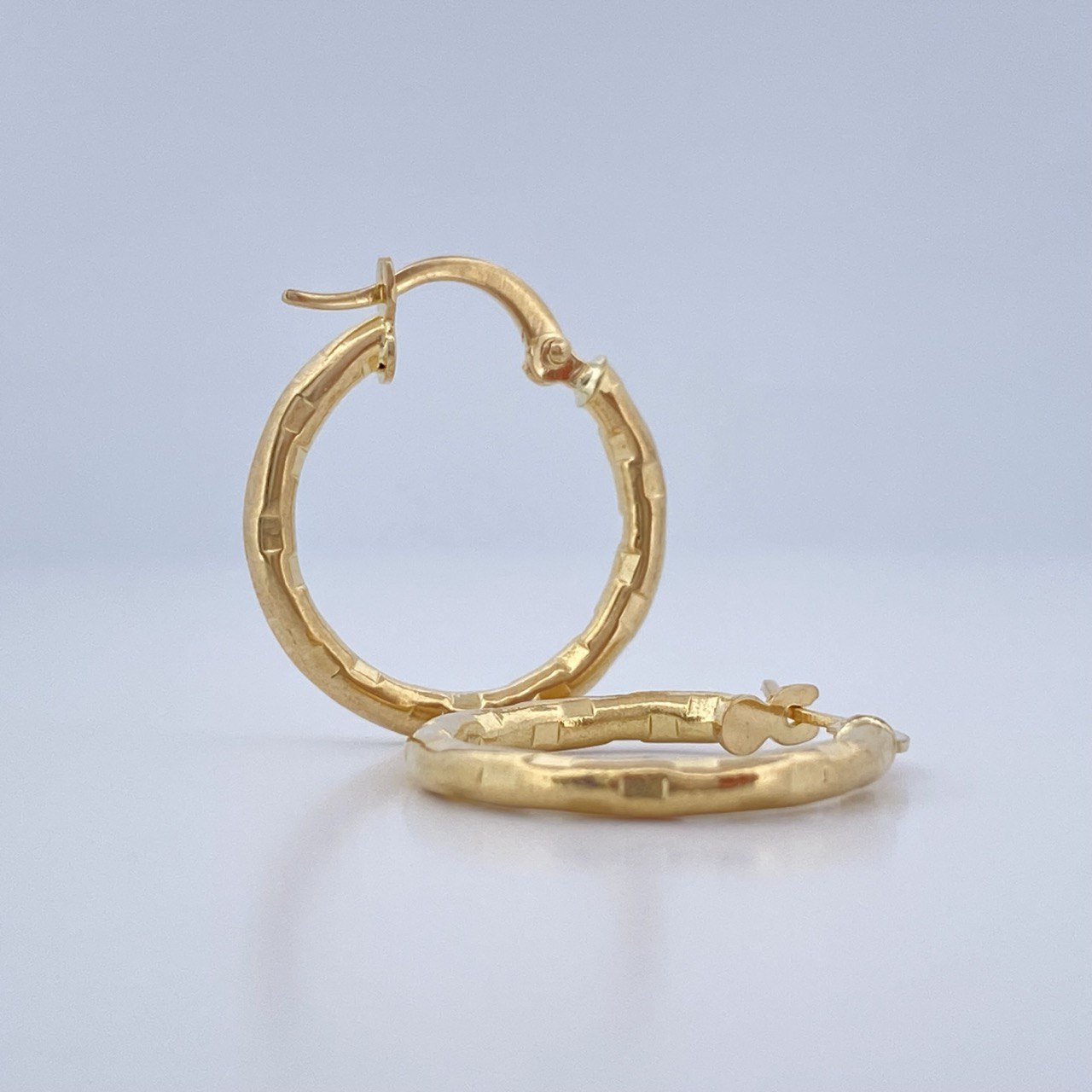 Candongas Sandra 1.3gr / 3/4 in / Oro Amarillo 18K &