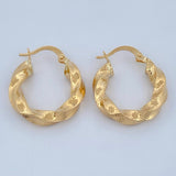 Candongas Tori 2.95gr / 3/4 in / Oro Amarillo 18K &