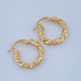 Candongas Nana 1.65gr / 1 in / Oro Amarillo 18K &