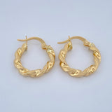 Candongas Nana 1.65gr / 1 in / Oro Amarillo 18K &