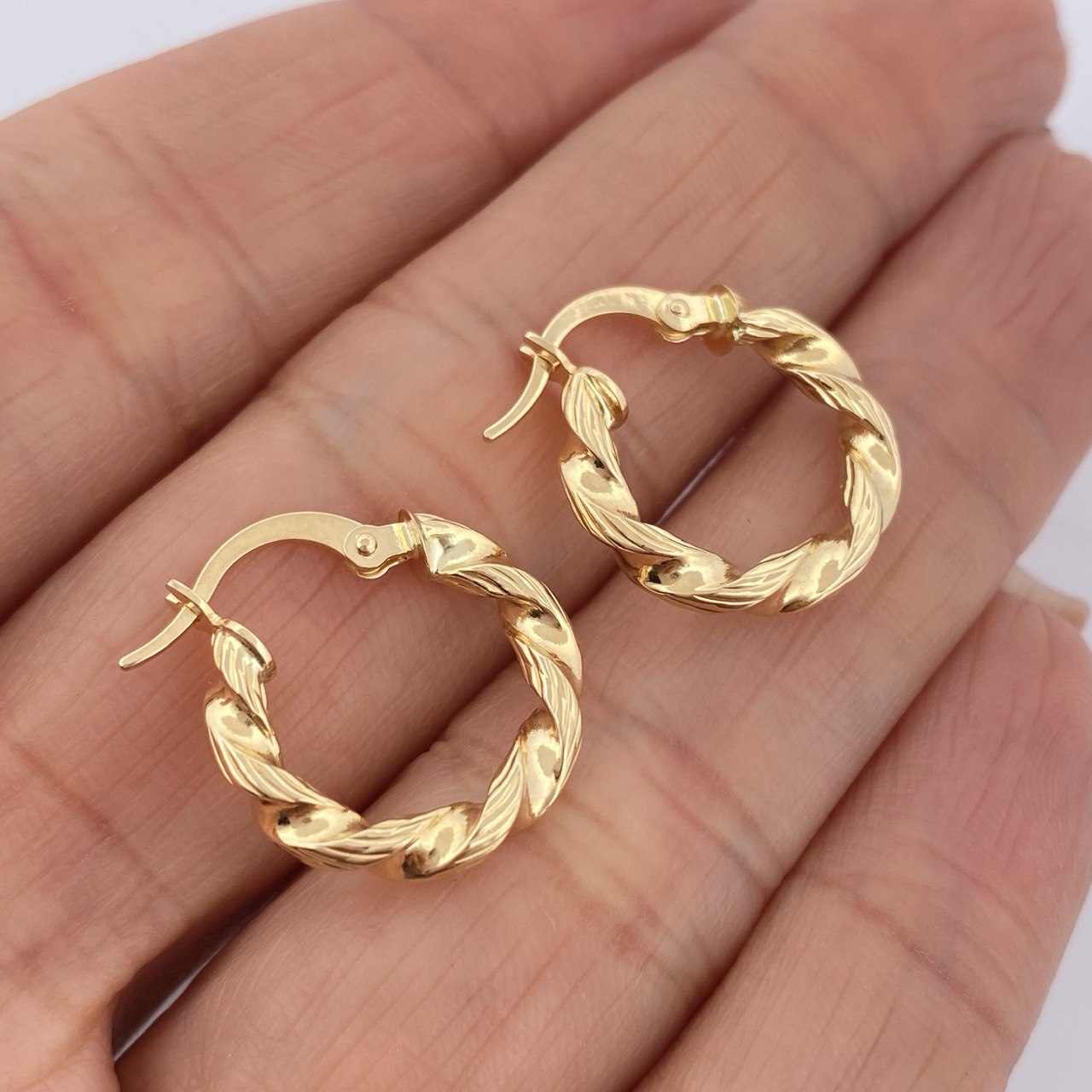 Candongas Nana 1.65gr / 1 in / Oro Amarillo 18K &