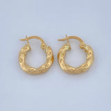 Candongas Isis 1.45gr / 3/4 in / Oro Amarillo 18K &