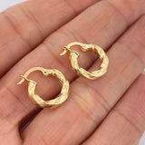 Candongas Isis 1.45gr / 3/4 in / Oro Amarillo 18K &
