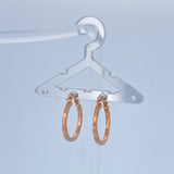 Candongas Osiris 1.55gr / 1 in / Oro Rosa 18K &