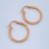 Candongas Osiris 1.55gr / 1 in / Oro Rosa 18K &