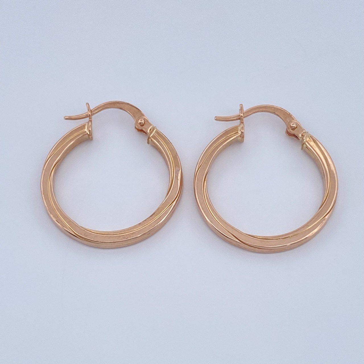 Candongas Osiris 1.55gr / 1 in / Oro Rosa 18K &