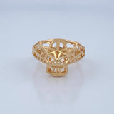 Filigree Panther Ring 3.85gr / Size 9 1/2 / 18K Gold &