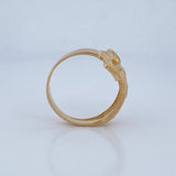 Christ Cross Ring 6.75gr / Size 12 1/2 / 18K Gold &