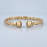 Bracelet Interlaced Hoop 13.3gr / 7.7in / +4 18K Gold &
