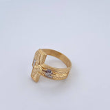Christ Ring 6.5gr / Size 11 / 18K Gold $