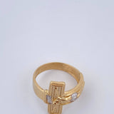 Christ Ring 6.5gr / Size 11 / 18K Gold $