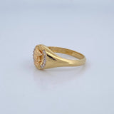 San Miguel Ring 4.5gr / Size 9 1/2 / 18K Gold $