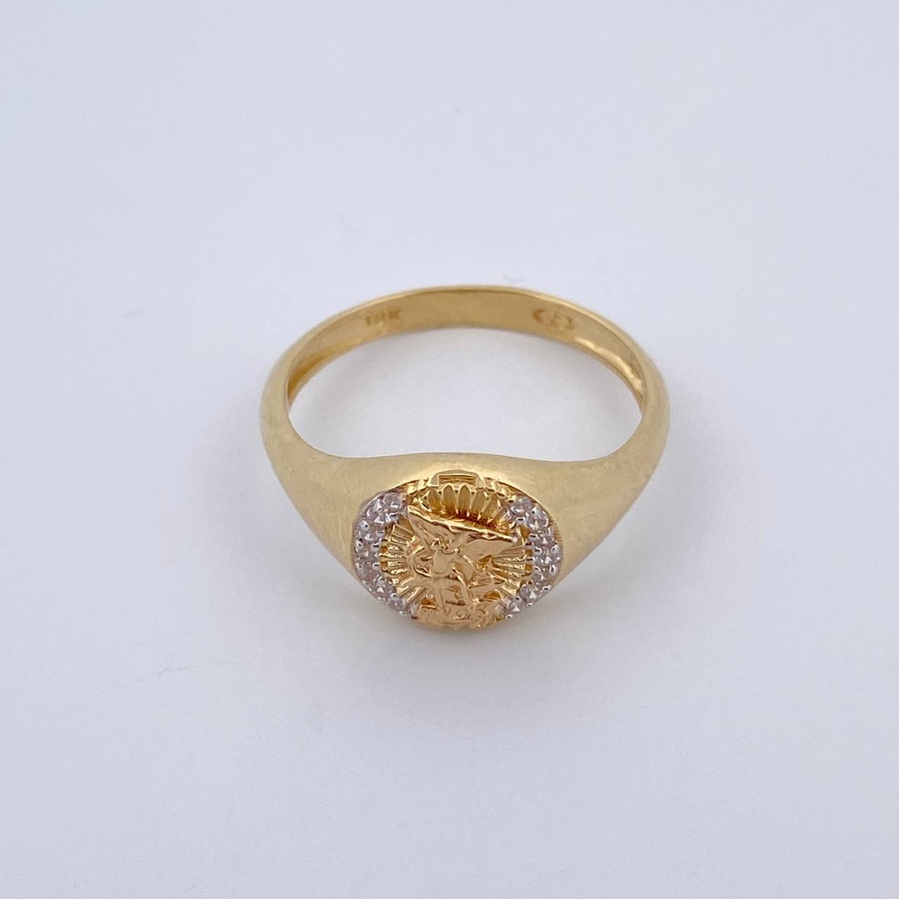 San Miguel Ring 4.5gr / Size 9 1/2 / 18K Gold $