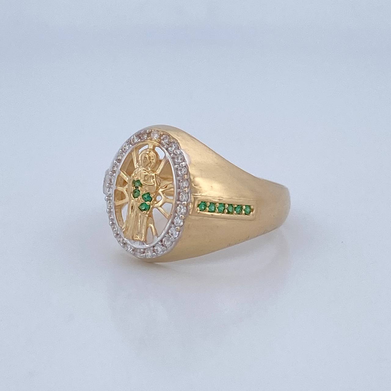 Anillo San Judas 6.75gr / T10 1/2 / Oro 18K $
