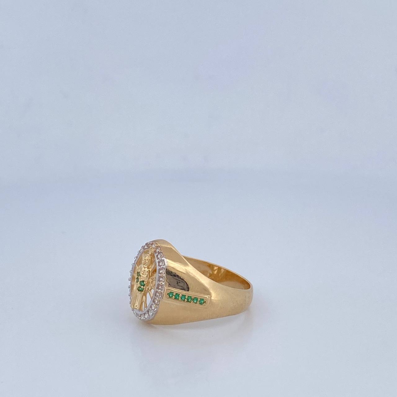 Anillo San Judas 6.75gr / T10 1/2 / Oro 18K $