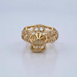 Anillo Pantera Filigrana 3.9gr / T8 1/2 / Oro 18K $