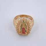 Virgin Guadalupe Ring 6.5gr / Size 6 3/4 / 18K Gold $