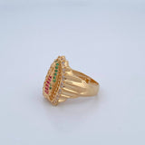 Virgin Guadalupe Ring 6.5gr / Size 6 3/4 / 18K Gold $