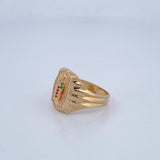 Virgin Guadalupe Ring 5.6gr / Size 7 1/4 / 18K Gold $