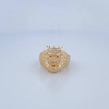 Lion Ring 9gr / Size 10 1/4 / 18K Gold $