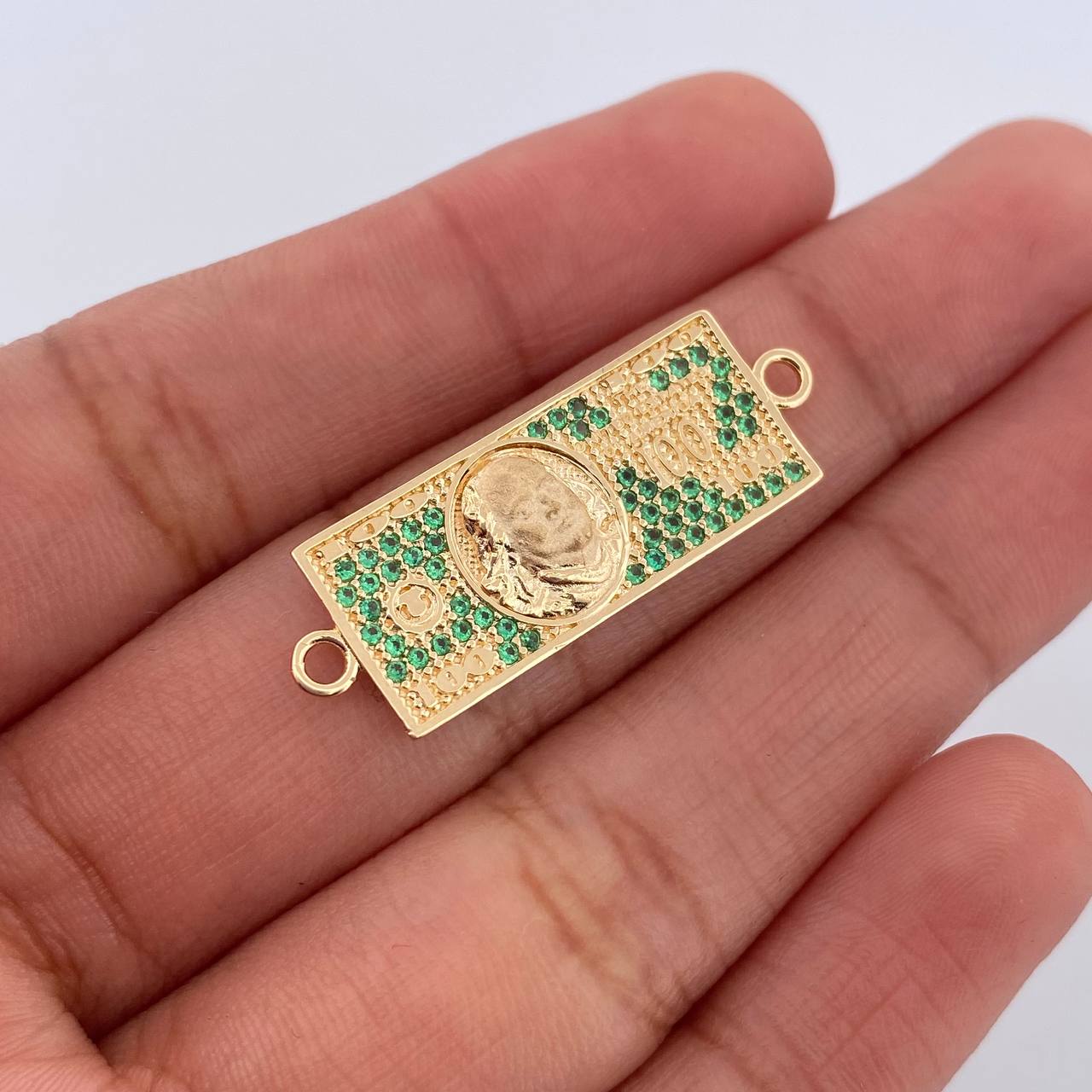Charm One Dollar 3.1gr / 3cm / 18K Gold $