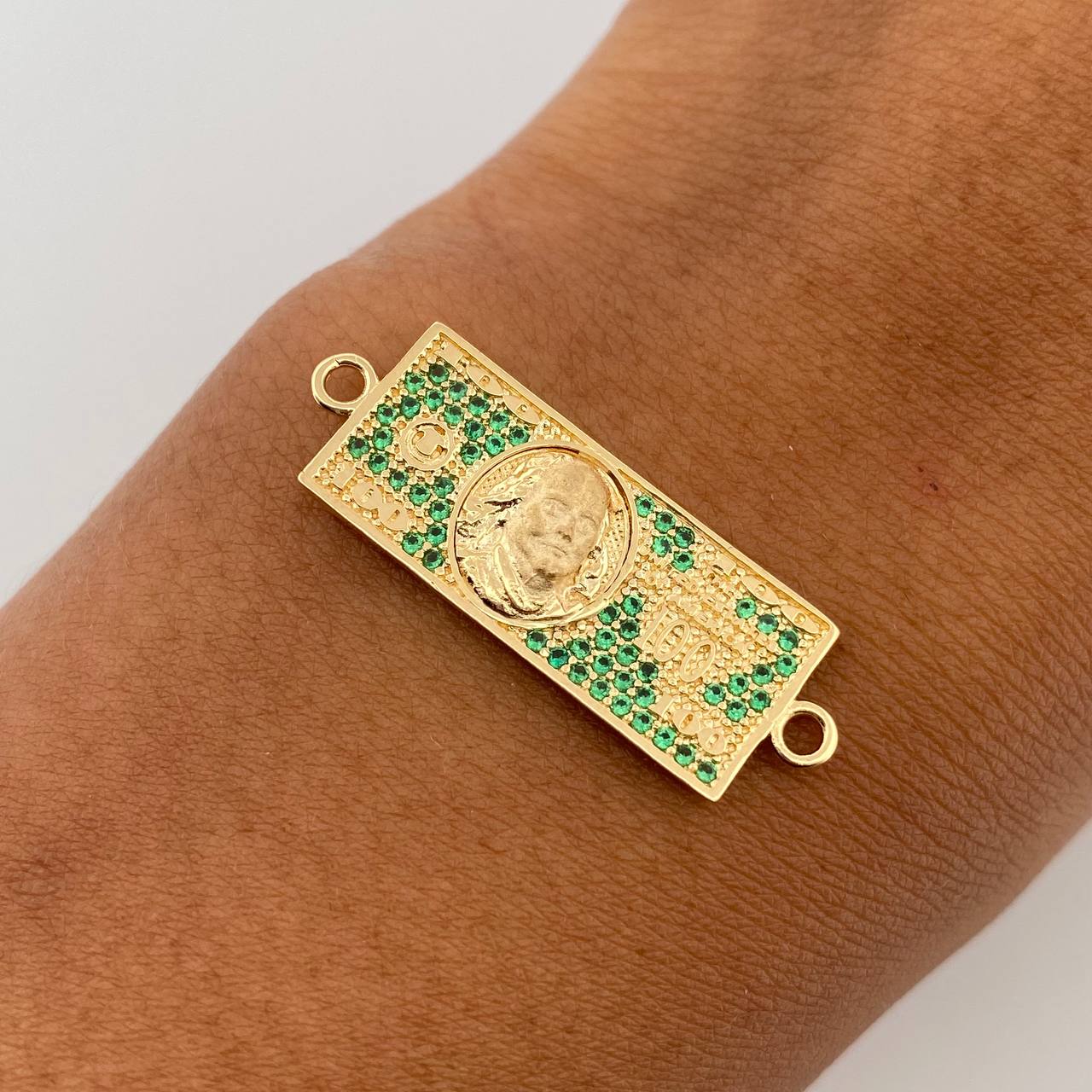 Charm One Dollar 3gr / 3cm / 18K Gold $