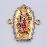 Virgin Guadalupe Fitting 5gr / 2.6cm / 1.0in / 18K Gold $