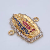 Virgin Guadalupe Fitting 5gr / 2.6cm / 1.0in / 18K Gold $