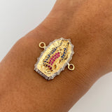 Virgin Guadalupe Fitting 5gr / 2.6cm / 1.0in / 18K Gold $
