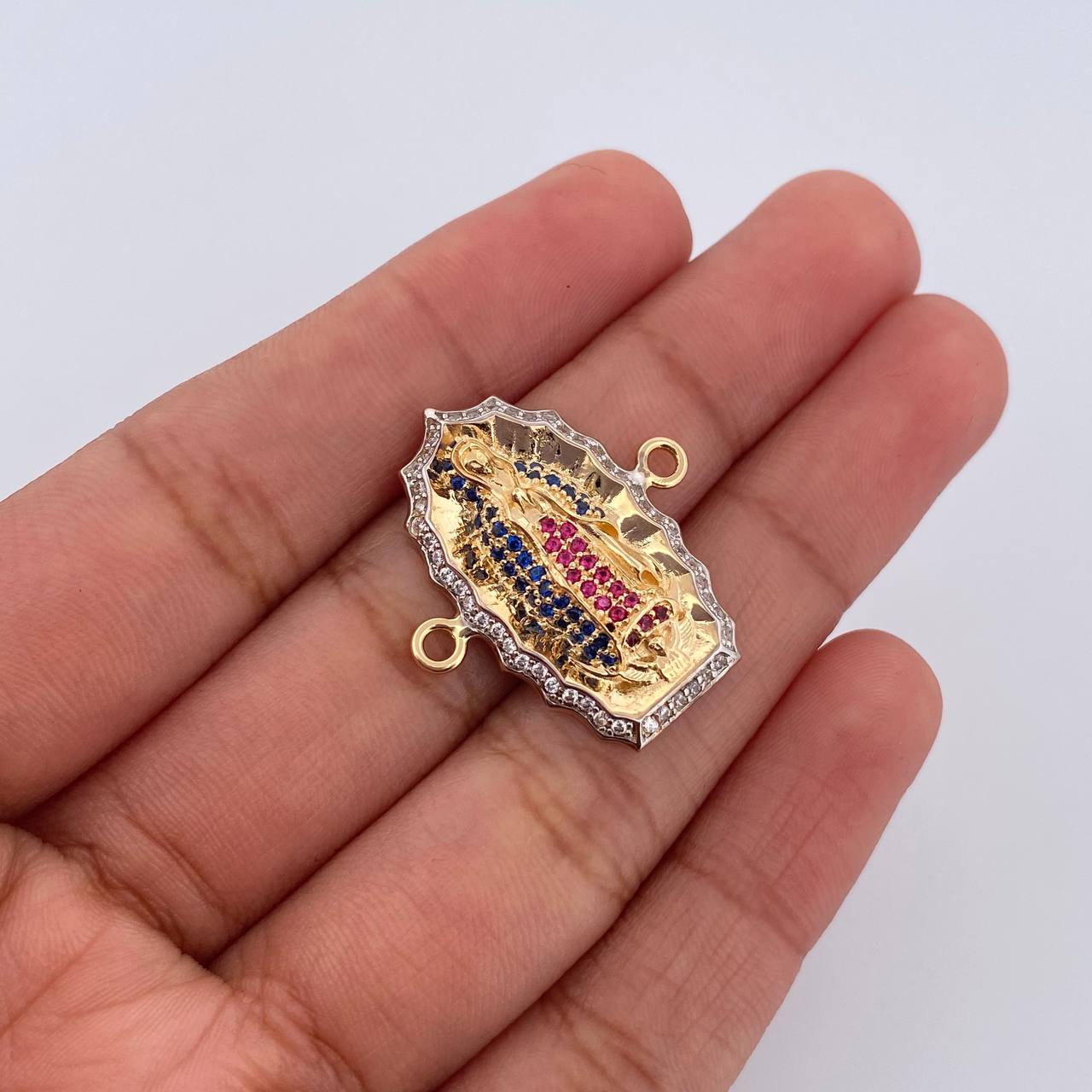 Virgin Guadalupe Fitting 5gr / 2.6cm / 1.0in / 18K Gold $
