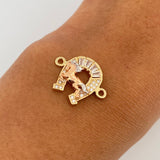 Charm Horseshoe 1.85gr / 2cm / 18K Gold $