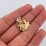 Charm Christ Face 2.9gr / 1.8cm (0.7in) / 18K Gold $