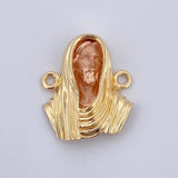 Charm Christ Face 2.9gr / 1.8cm (0.7in) / 18K Gold $