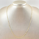 Mirror Flower Chain 0.9gr / 50cm / +3 18K Gold ©