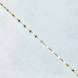 Mirror Flower Chain 0.7gr / 50cm- +3 18K Gold